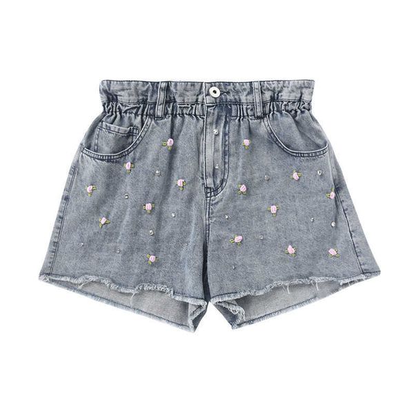 women's shorts vintage loose wide-leg casual high waist ripped jeans luxury design beading 3d flower fashion clothes n4a0, White;black
women's shorts vintage loose wide-leg casual high waist ripped jeans luxury design beading 3d flower fashion clothes n4a0, White;black
