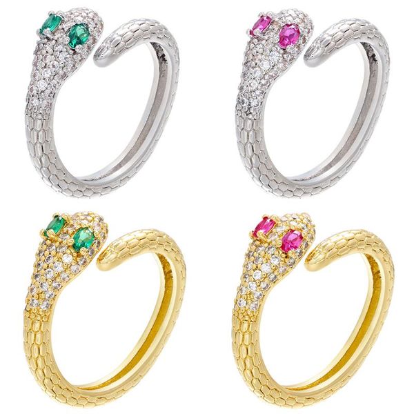 piece cz crystal gold/silver color women adjustable rings snake creative for 2021 party jewelry model:vj31 cluster, Golden;silver
piece cz crystal gold/silver color women adjustable rings snake creative for 2021 party jewelry model:vj31 cluster, Golden;silver