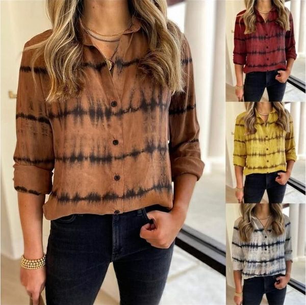 women's blouse tie-dyed long sleeve stand collar shirt 2021 and bloues autumn clothing blusas mujer de moda blouses & shirts, White
women's blouse tie-dyed long sleeve stand collar shirt 2021 and bloues autumn clothing blusas mujer de moda blouses & shirts, White