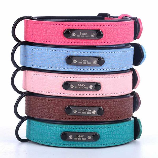 dog collars & leashes lettering collar adjustable leather personalized custom pet name id tags for cat small medium large dogs s-xxl
dog collars & leashes lettering collar adjustable leather personalized custom pet name id tags for cat small medium large dogs s-xxl