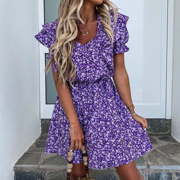 2021 fashion women floral dress ruffled waist hugging lace-up smocking elegant princess dress summer sundressby air, Black;white
2021 fashion women floral dress ruffled waist hugging lace-up smocking elegant princess dress summer sundressby air, Black;white