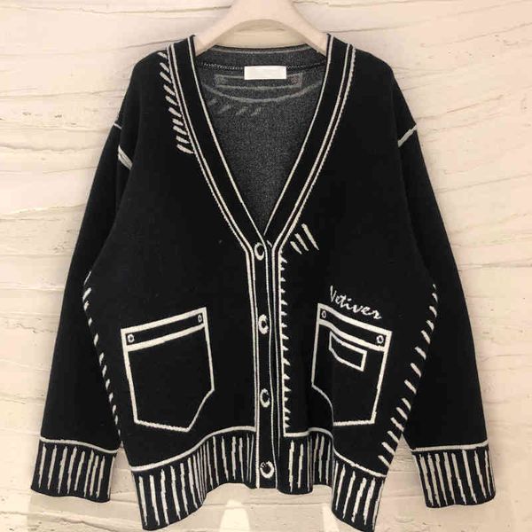 tees female chic print with long-sleeve cleavage sweat coat streetwear pull femme winter fashion cardigan sweater, White
tees female chic print with long-sleeve cleavage sweat coat streetwear pull femme winter fashion cardigan sweater, White