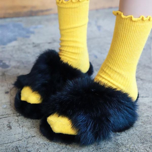 slipper 2021 fashion autumn winter girls slipers girl shoes home wear baby children faux fur infants kids sapatos s9780, Black;grey
slipper 2021 fashion autumn winter girls slipers girl shoes home wear baby children faux fur infants kids sapatos s9780, Black;grey