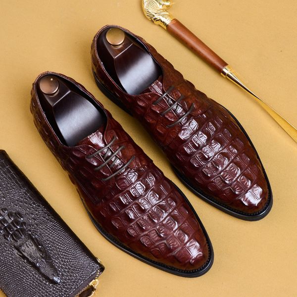 Lacing Men Leather Formal Shoes Genuine Leather Brogue British Oxford Dress Shoes Black Wine Red Round Head Men Wedding Shoe
Lacing Men Leather Formal Shoes Genuine Leather Brogue British Oxford Dress Shoes Black Wine Red Round Head Men Wedding Shoe