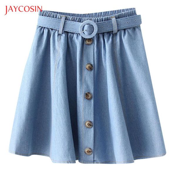 skirts jaycosin womens casual denim skirt vintage cotton comfortable high waist solid sashes ladies button a line mini, Black
skirts jaycosin womens casual denim skirt vintage cotton comfortable high waist solid sashes ladies button a line mini, Black