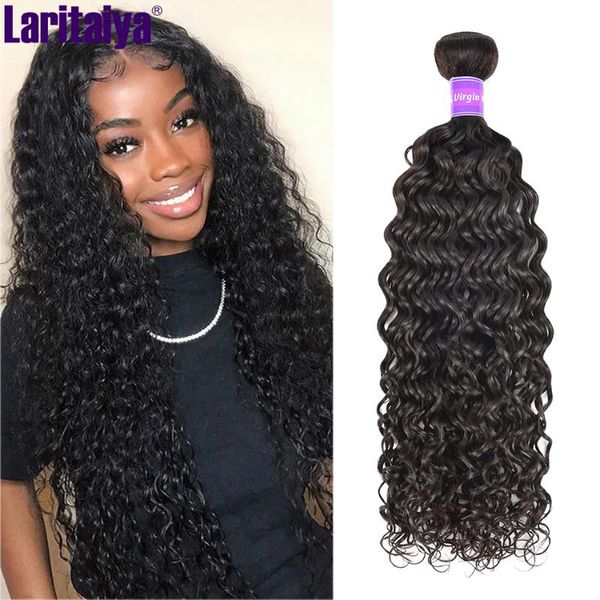 human hair bulks laritaiya water wave bundles peruvian 100% virgin weave 1/2/3/4 deal curly exrtensions, Black
human hair bulks laritaiya water wave bundles peruvian 100% virgin weave 1/2/3/4 deal curly exrtensions, Black