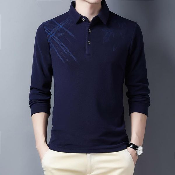 men's polos spring autumn shirts men casual print long sleeve slim fit tee shirt homme clothes t977, White;black
men's polos spring autumn shirts men casual print long sleeve slim fit tee shirt homme clothes t977, White;black