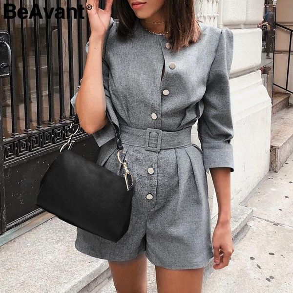women's jumpsuits & rompers beavant office ladies blazer women button sash female short plasuit elegant retro autumn winter work overal, Black;white
women's jumpsuits & rompers beavant office ladies blazer women button sash female short plasuit elegant retro autumn winter work overal, Black;white