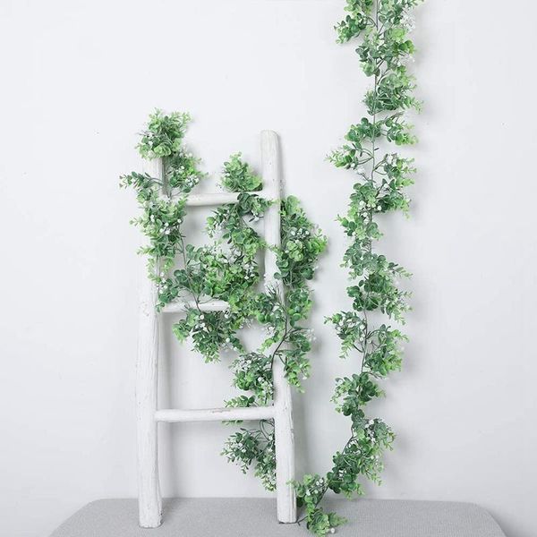 decorative flowers & wreaths 2 pack artificial eucalyptus garland plant hanging greenery leaves faux baby's breath flower vines for dec
decorative flowers & wreaths 2 pack artificial eucalyptus garland plant hanging greenery leaves faux baby's breath flower vines for dec