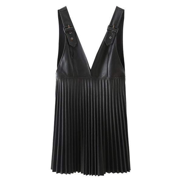 summer pu v-neck off the shoulder loose black solid folds pullover casual women knee-length dress 210524, Black;gray
summer pu v-neck off the shoulder loose black solid folds pullover casual women knee-length dress 210524, Black;gray