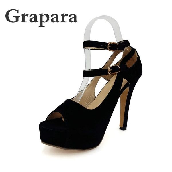 dress shoes pumps women female summer super high heels 14cm peep toe ladies party bridal wedding platform grapara, Black
dress shoes pumps women female summer super high heels 14cm peep toe ladies party bridal wedding platform grapara, Black