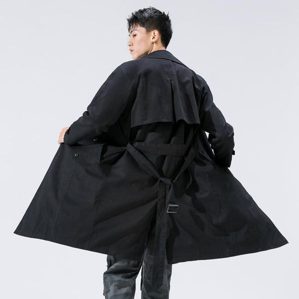 men's trench coats spring autumn men jacket coat long slim hooded oversize fashion streetwear punk rave windbreakers, Tan;black
men's trench coats spring autumn men jacket coat long slim hooded oversize fashion streetwear punk rave windbreakers, Tan;black