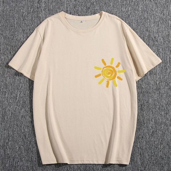 men's t-shirts summer male short sleeve cotton 100% t-shirt sun print casual vintage regular t shirt daily loose streetwear cool tee, White;black
men's t-shirts summer male short sleeve cotton 100% t-shirt sun print casual vintage regular t shirt daily loose streetwear cool tee, White;black