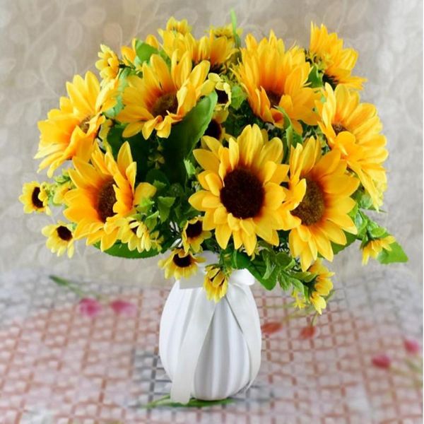 head sunflower bouquet artificial silk flowers european style home wedding decoration table centerpieces decorative & wreaths
head sunflower bouquet artificial silk flowers european style home wedding decoration table centerpieces decorative & wreaths