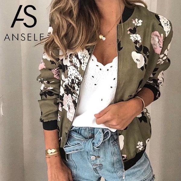 women's jackets basic jacket women floral print bomber long sleeves zipper front baseball 2021 autumn casual coats female, Black;brown
women's jackets basic jacket women floral print bomber long sleeves zipper front baseball 2021 autumn casual coats female, Black;brown