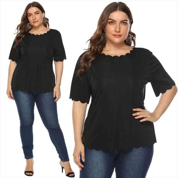 casual summer 4xl womens blouses plus size and loose short sleeve tunic shirt black, White
casual summer 4xl womens blouses plus size and loose short sleeve tunic shirt black, White