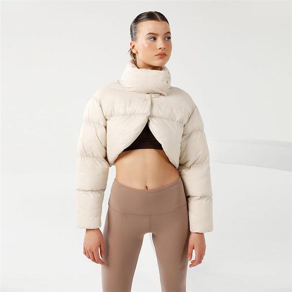 women's jackets mdmupaogit fall winter women casual down jacket solid high collar long sleeve short puffer coat fashion female streetw, Black;brown
women's jackets mdmupaogit fall winter women casual down jacket solid high collar long sleeve short puffer coat fashion female streetw, Black;brown