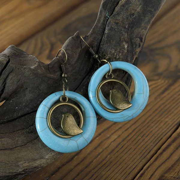 dangle & chandelier bohemian blue stone cute bird earrings lovely jewelry turquoises hollow round bronze metal statement for women, Silver
dangle & chandelier bohemian blue stone cute bird earrings lovely jewelry turquoises hollow round bronze metal statement for women, Silver