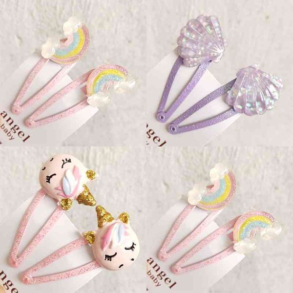 2 beautiful new bun rainbow shell bb cartoon girls accessories for baby hair clips, Golden;silver
2 beautiful new bun rainbow shell bb cartoon girls accessories for baby hair clips, Golden;silver