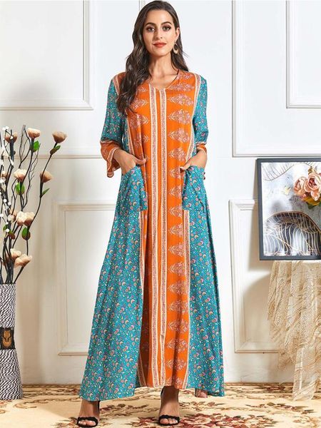 casual dresses ethnic floral maxi dress for women fall 2021 comfortable viscose v neck long sleeve pocket arabic clothes summer, Black;gray
casual dresses ethnic floral maxi dress for women fall 2021 comfortable viscose v neck long sleeve pocket arabic clothes summer, Black;gray