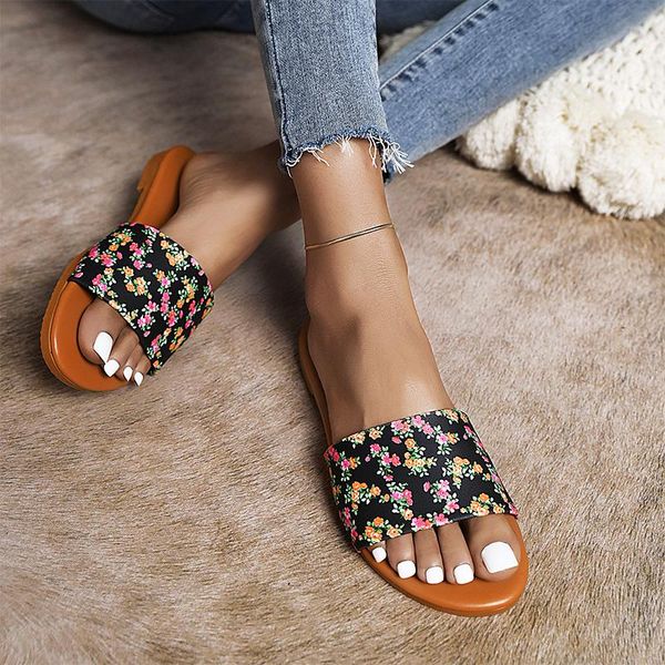 slippers 2021 women floral female summer slides ladies leisure beach flats woman casual open toe shoes plus size footwear, Black
slippers 2021 women floral female summer slides ladies leisure beach flats woman casual open toe shoes plus size footwear, Black