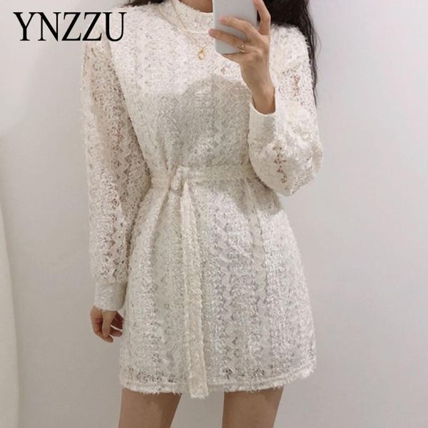 casual dresses black lace embroidery women dress elegant with belt lantern sleeve female party ladies spring 2021 beige ynzzu yd341, Black;gray
casual dresses black lace embroidery women dress elegant with belt lantern sleeve female party ladies spring 2021 beige ynzzu yd341, Black;gray