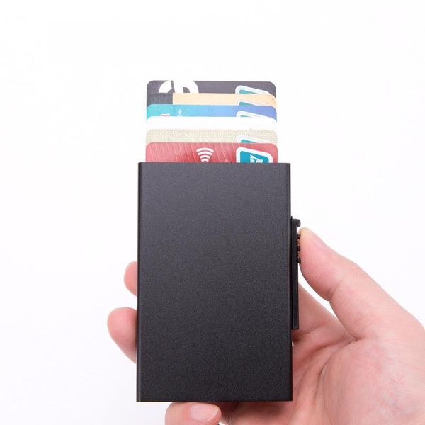 card holders 2021 automatic -up anti-theft bank box mini business case rfid smart wallet thin id holder unisex, Brown;gray
card holders 2021 automatic -up anti-theft bank box mini business case rfid smart wallet thin id holder unisex, Brown;gray