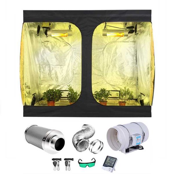 50-300 cm grow tent and 4/5/6 inch fan over activated carbon filter set for green house flowering indoor no lights
50-300 cm grow tent and 4/5/6 inch fan over activated carbon filter set for green house flowering indoor no lights