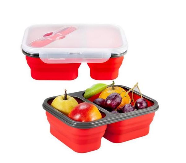 dinnerware sets 2 cells silicone collapsible portable lunch box microwave oven bowl folding storage container lunchbox wholesale
dinnerware sets 2 cells silicone collapsible portable lunch box microwave oven bowl folding storage container lunchbox wholesale