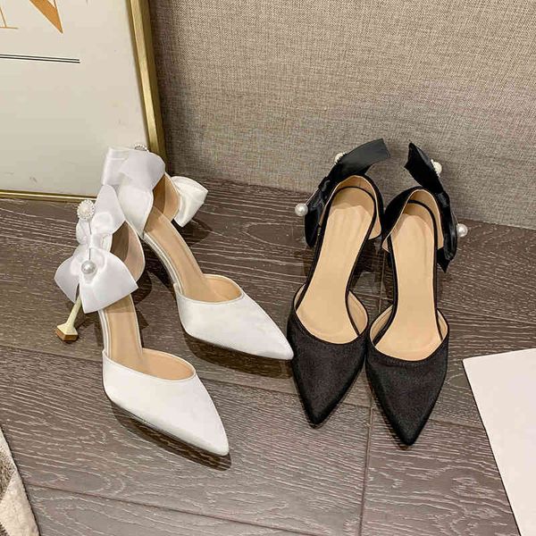 sandals spring summer women slingback pointed toe high heels 8cm pumps sweet bow stiletto wedding dress party office shoes sf, Black
sandals spring summer women slingback pointed toe high heels 8cm pumps sweet bow stiletto wedding dress party office shoes sf, Black