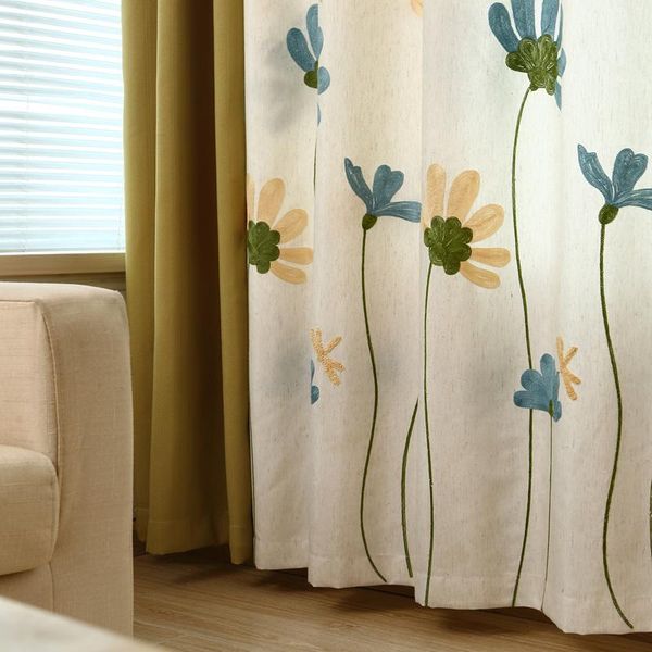 curtain & drapes cotton embroidered pastoral hipster floor floating finished semi-shading bedroom fabric living room customization
curtain & drapes cotton embroidered pastoral hipster floor floating finished semi-shading bedroom fabric living room customization