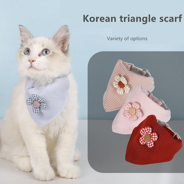 dog apparel pet neckerchief cat accessories scarf flower bandana bibs collar saliva towel cotton triangle
dog apparel pet neckerchief cat accessories scarf flower bandana bibs collar saliva towel cotton triangle