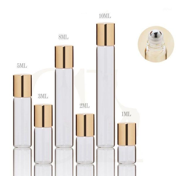 storage bottles & jars 5pcs sample glass roll on bottle for essential oils refillable perfume deodorant containers with gold lid 3ml 5ml 10m
storage bottles & jars 5pcs sample glass roll on bottle for essential oils refillable perfume deodorant containers with gold lid 3ml 5ml 10m
