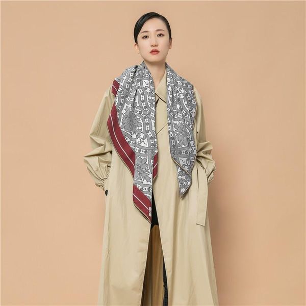 scarves 110*110cm autumn and winter silk scarf mulberry sand wash large square twill shawl, Blue;gray
scarves 110*110cm autumn and winter silk scarf mulberry sand wash large square twill shawl, Blue;gray