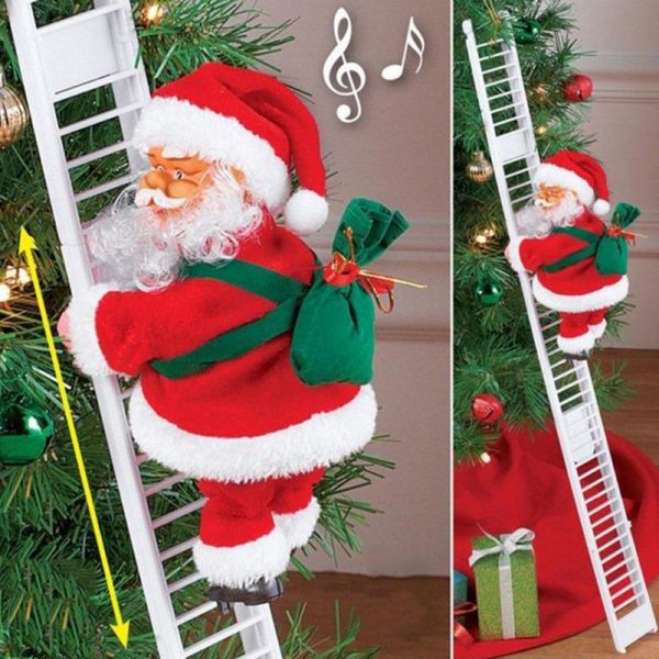 Christmas Decorations 2021 Decoration Electric Climbing Ladder Santa Claus For Home Tree Hanging Ornaments Festival Gifts Toy
Christmas Decorations 2021 Decoration Electric Climbing Ladder Santa Claus For Home Tree Hanging Ornaments Festival Gifts Toy