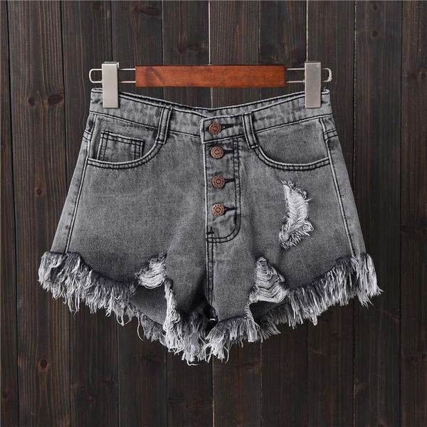 plus size s-5xl casual summer women jeans high waist fur-lined button pockets denim shorts n0022, Blue
plus size s-5xl casual summer women jeans high waist fur-lined button pockets denim shorts n0022, Blue