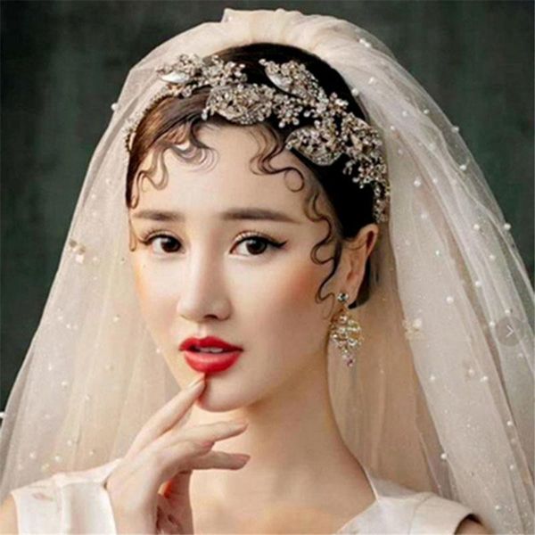 bridal veils bling veil short sparking with pearls sequins 2-layers wedding comb velo de novia champagne white, Black
bridal veils bling veil short sparking with pearls sequins 2-layers wedding comb velo de novia champagne white, Black