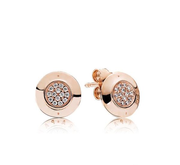 925 sterling silver stud earrings classic design luxury 18k rose gold signature original box for pandora style women earring set, Golden;silver
925 sterling silver stud earrings classic design luxury 18k rose gold signature original box for pandora style women earring set, Golden;silver