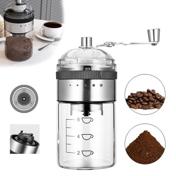 manual coffee grinders grinder tool hand labor-saving portable high borosilicate glass household products
manual coffee grinders grinder tool hand labor-saving portable high borosilicate glass household products