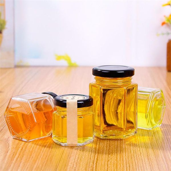 storage bottles & jars 10pcs 85ml hexagon transparent glass bottle 120g honey empty jar nut sugar canister tank for home kitchen
storage bottles & jars 10pcs 85ml hexagon transparent glass bottle 120g honey empty jar nut sugar canister tank for home kitchen
