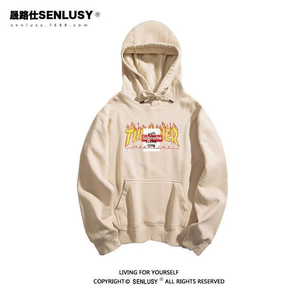 2021 spring new mischief tide brand flame print men's trend sweater hoodie large 3xl, Black
2021 spring new mischief tide brand flame print men's trend sweater hoodie large 3xl, Black