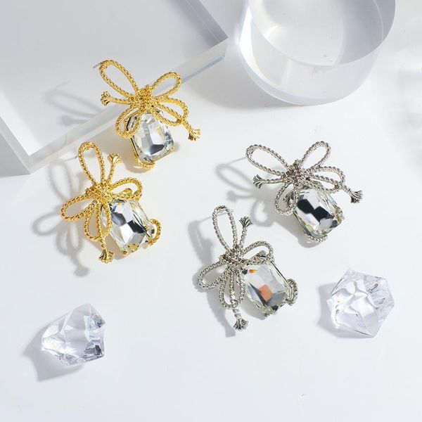 dangle & chandelier aensoa korean metal bowknot rhinestone geometric drop earrings fashion simple temperament female wedding trendy jewelry, Silver
dangle & chandelier aensoa korean metal bowknot rhinestone geometric drop earrings fashion simple temperament female wedding trendy jewelry, Silver