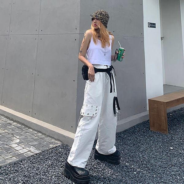 capris embroidered long-legged pants hip slacks for women 2021 fashion whit, Black;white
capris embroidered long-legged pants hip slacks for women 2021 fashion whit, Black;white