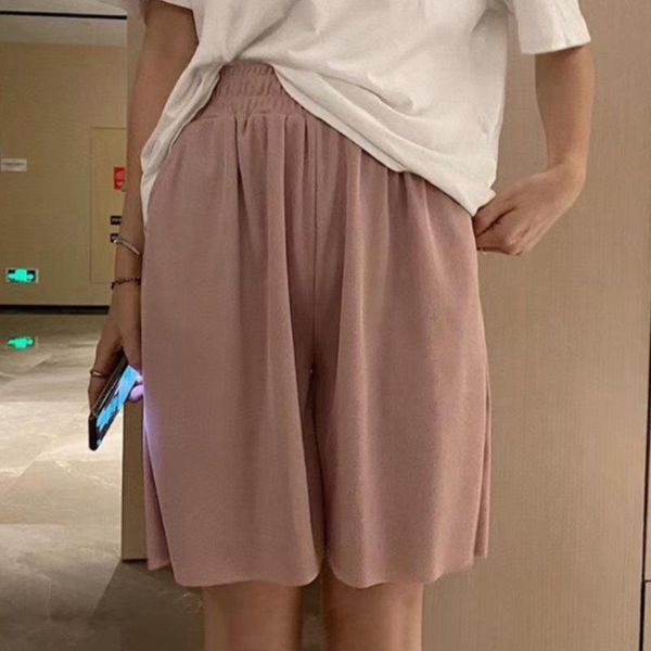 women's shorts women girls wide leg solid color summer high waist pants casual baggy trousers, White;black
women's shorts women girls wide leg solid color summer high waist pants casual baggy trousers, White;black