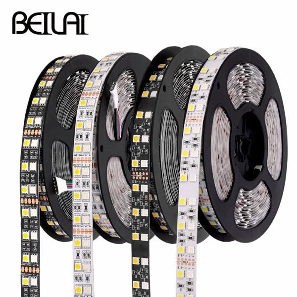 strips double row rgb led strip waterproof 120leds/m 5m dc 12v 24v black pcb white rgbw rgbww light flexible neon tape luz 
strips double row rgb led strip waterproof 120leds/m 5m dc 12v 24v black pcb white rgbw rgbww light flexible neon tape luz