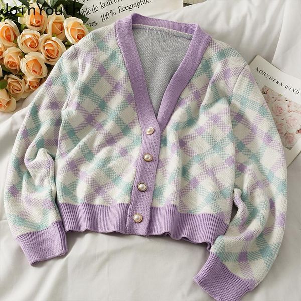 women's knits & tees joinyouth cardigan women korean loose pearl button knitted coat casual sweaters fashion plaid jacket mujer pull f, White
women's knits & tees joinyouth cardigan women korean loose pearl button knitted coat casual sweaters fashion plaid jacket mujer pull f, White