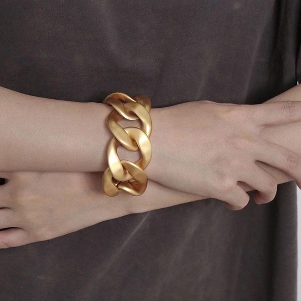 pendant necklaces big matte gold color metal chain bracelet exaggerated hip hop casual fashionable punk thick chunky party, Silver
pendant necklaces big matte gold color metal chain bracelet exaggerated hip hop casual fashionable punk thick chunky party, Silver