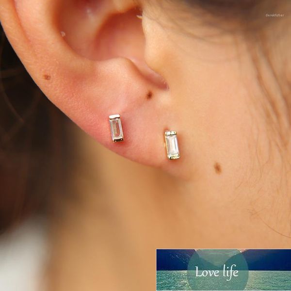 stud mini small 2*4mm baguette square cz simple women multiple piercing minimal gold color cute earring1, Golden;silver
stud mini small 2*4mm baguette square cz simple women multiple piercing minimal gold color cute earring1, Golden;silver