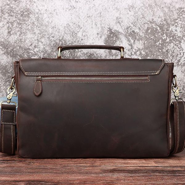 briefcases vintage men's briefcase bag crazy horse leather shoulder messenger bags business office handbag for lap vtg0
briefcases vintage men's briefcase bag crazy horse leather shoulder messenger bags business office handbag for lap vtg0
