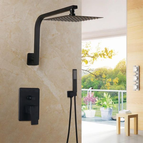 brass bathroom shower faucet set matte black rainfall sprayer head w/ hand wall mount cold & mixer sets
brass bathroom shower faucet set matte black rainfall sprayer head w/ hand wall mount cold & mixer sets